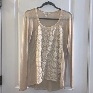 Charming Charlie light sweater